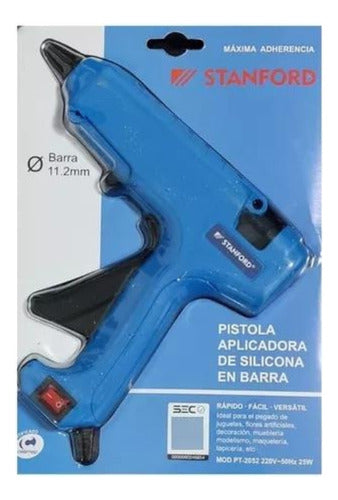 Pistola Eléctrica De Silicona Barra 11mm 25w Certificado Sec - Deus Group 