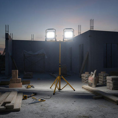 Atril Trípode Soporte Con Focos Recargables 30w Portatil 150