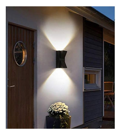 Pack 3 Aplique Led Doble Exterior Ip54 3000k Kapelle - Deus Group 