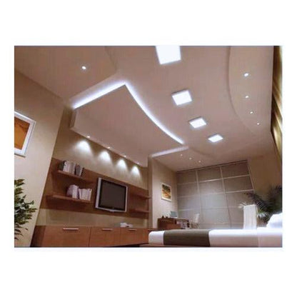 Panel Led Plafon Sobrepuesto Cuadrado 12w Calido Neutro Frio - Deus Group