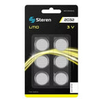 Pila CR2032 Tipo Botón Steren GP Litio 2032 | Multiusos - Mi tienda