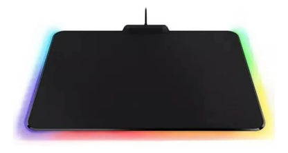 Mouse Pad Alfombrilla Antideslizante + Luz Led Rgb Gamer
