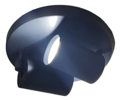 Aplique Porta Gu10 Doble Base Redonda Sobrepuesto Elegante