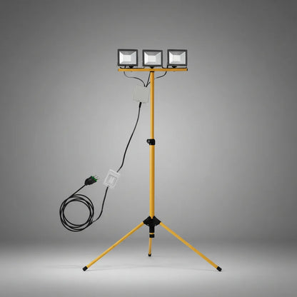 Pack 3 Foco Led 30w Soporte Atril Tripode 150cm + Cableado