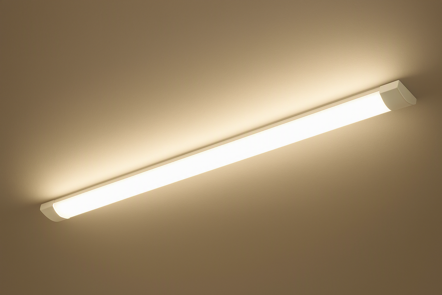 Tubo Led T5 Batten Con Base Empavonado 9w 60cms