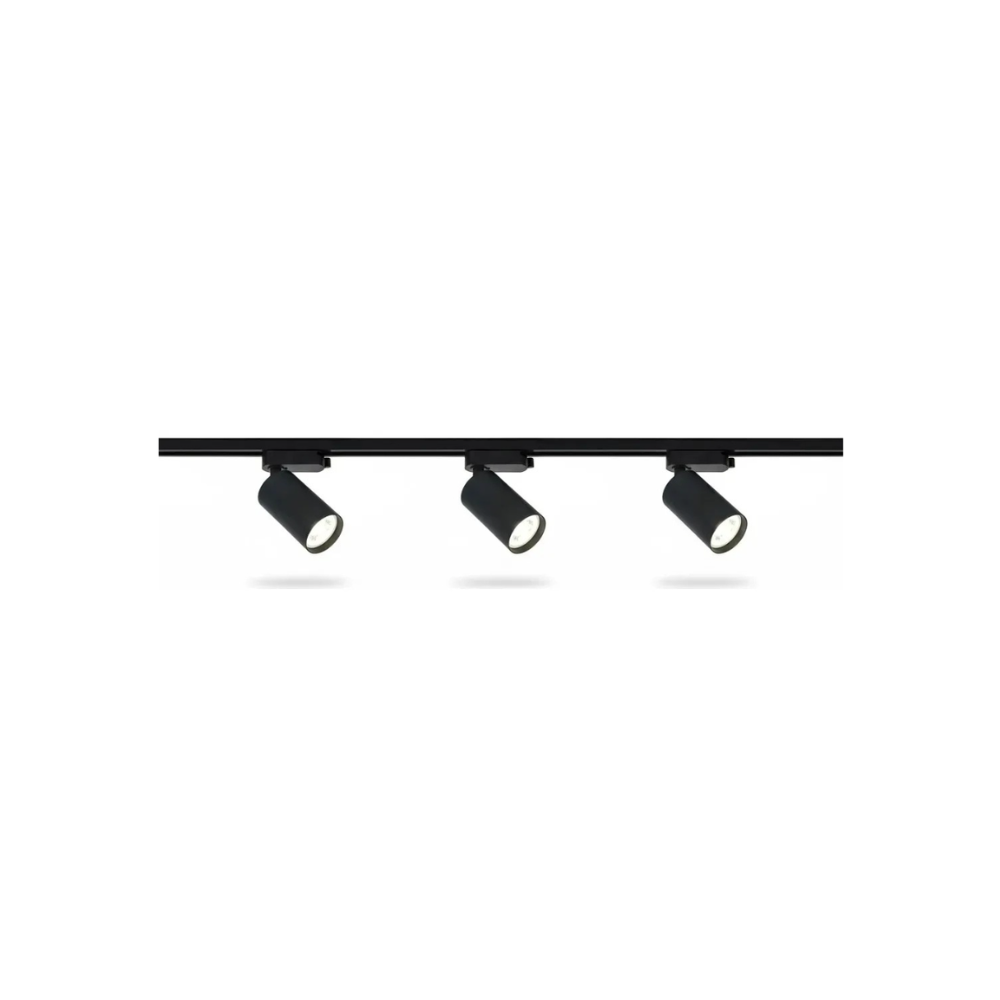 Pack 3 Foco Riel Monofásico Lámpara Techo Ampolleta Gu10