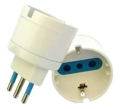 Adaptador Eléctrico Schuko 10A 250V 1500W Certificado Sec - Mi tienda 