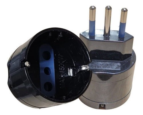 Adaptador Eléctrico Schuko 10A 250V 1500W Certificado Sec