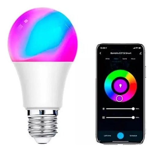 Ampolleta Inteligente Led Wifi Multicolor Smart Bulb