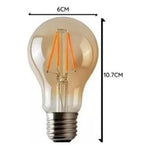Ampolleta LED A60 Vintage 4W E27 2700K Ámbar - Mi tienda