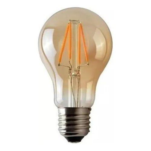 Ampolleta LED A60 Vintage 4W E27 2700K Ámbar - Mi tienda