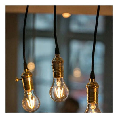 Ampolleta LED A60 Vintage Filamento 8W E27 2700K Ámbar - Mi tienda 
