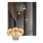 Ampolleta LED A60 Vintage Filamento 8W E27 2700K Ámbar - Mi tienda