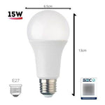 Ampolleta LED Base Rosca Normal E27 12W SEC - Mi tienda