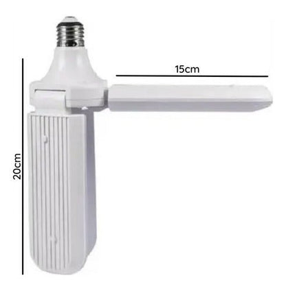 Ampolleta LED Fan 3 Ángulos Ajustable 45W Luz Fría E27 - Mi tienda 