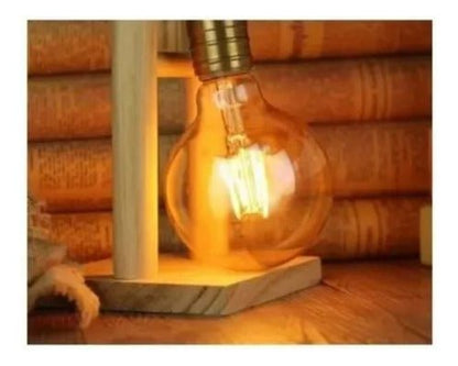 Ampolleta LED G80 Globo Vintage 4W E27 2700K Ámbar - Mi tienda 