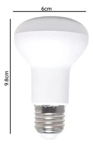 Ampolleta LED R63 E27 9W 690 - 720 Lúmenes Certificado SEC