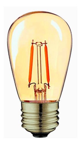 Ampolleta LED S14 Filamento E27 2W 2700K