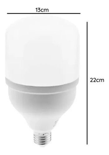Ampolleta Led T140 50w E27 Empavonada Grande - Mi tienda 