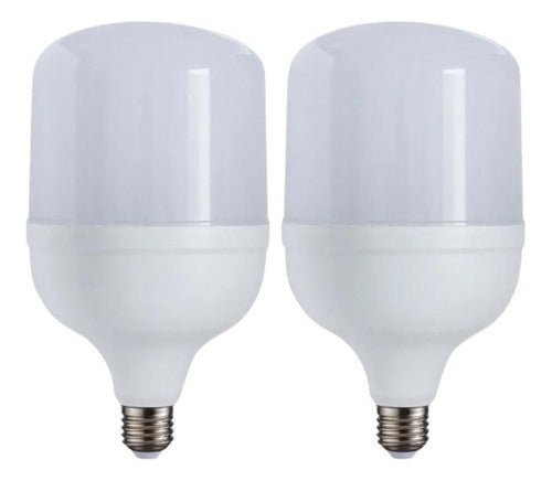 Ampolleta Led T140 50w E27 Empavonada Grande Pack 2