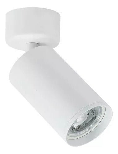 Aplique Blanco Porta Ampolleta Dicroica GU10 Dirigible - Mi tienda 