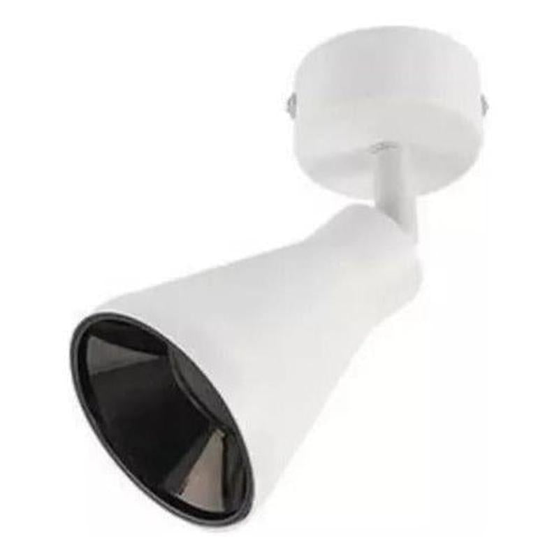 Aplique Blanco Porta Ampolleta Dicroica GU10 Dirigible - Mi tienda