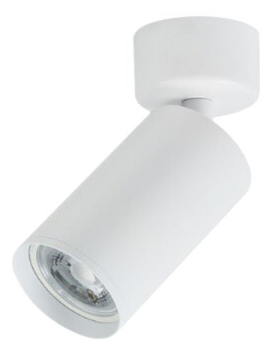 Aplique Blanco Porta Ampolleta Dicroica GU10 Dirigible - Mi tienda 