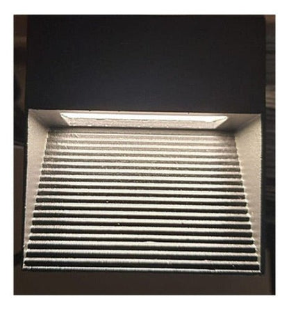 Aplique Foco Sobrepuesto Muro 3W Exterior Luz Cálida - Mi tienda 