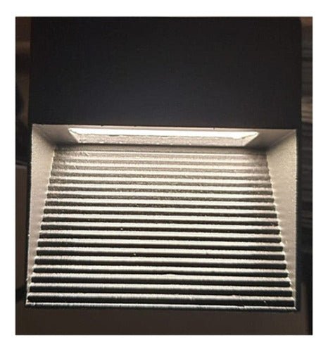 Aplique Foco Sobrepuesto Muro 3W Exterior Luz Cálida