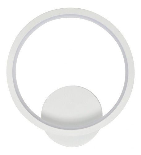 Aplique Lámpara Muro Aro Elegante 12w 3000k