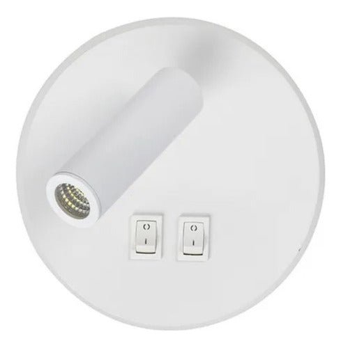 Aplique Lampara Muro Led 6w Luz Redondo Decoración Hogar