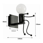 Aplique Lampara Muro Led Aluminio Diseño Moderno E27 - Mi tienda