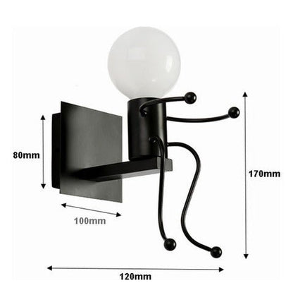 Aplique Lampara Muro Led Aluminio Diseño Moderno E27 - Mi tienda 