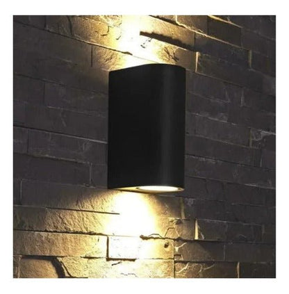 Aplique Lampara Muro Led Doble 2*5w Luz Cálida Exterior - Mi tienda 