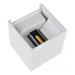 Aplique Led Cuadrado Doble Dirigible Luz Cálida 5w - Mi tienda