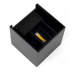 Aplique Led Cuadrado Doble Dirigible Luz Cálida 5w - Mi tienda