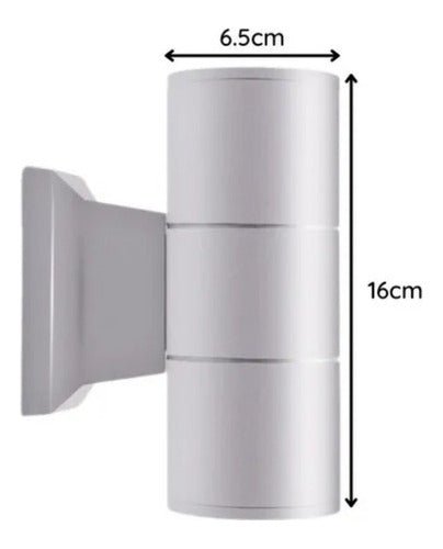 Aplique Led Doble Muro 2*5w Luz Cálida 3000k - Mi tienda 