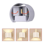 Aplique Led Redondo Doble Dirigible 6w - Mi tienda