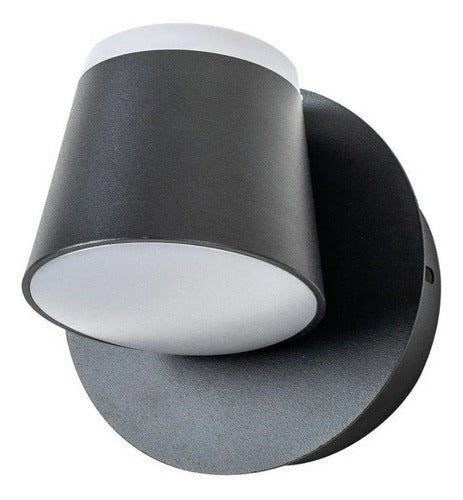 Aplique Led Simple Dirigible Luz Calida 5w Elegante Deco