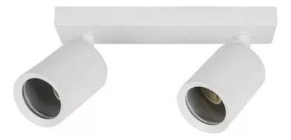 Aplique Porta 2 Gu10 Dicroica Doble Dirigible Sin Ampolletas - Mi tienda 
