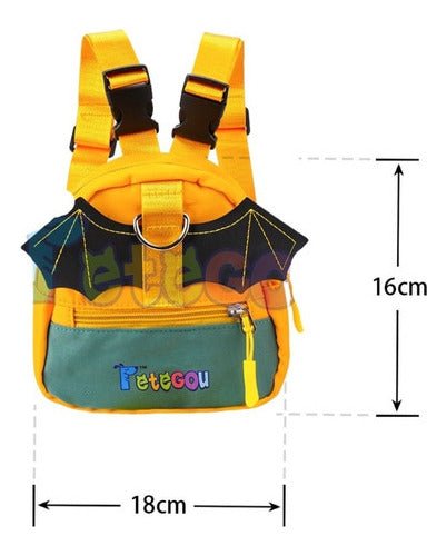 Arnés Con Mochila En Forma De Murciélago - Mi tienda 