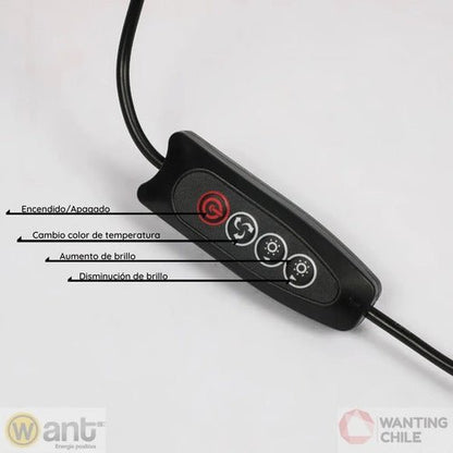 Aro Luz Led 36cm Dimeable + Tripode Ajustable 2 Mts Belleza - Mi tienda 