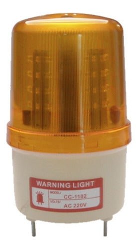 Baliza Destellante Led 220v Apernada Aviso Entrada Salida