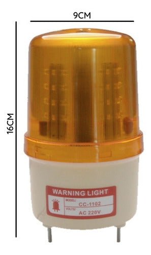 Baliza Destellante Led 220v Apernada Aviso Entrada Salida - Mi tienda 