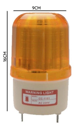 Baliza Giratoria Led 220v Apernada Aviso Entrada Salida - Mi tienda 
