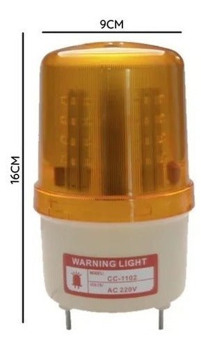 Baliza Giratoria O Destellante Led 220v Apernada Emergencia - Mi tienda 