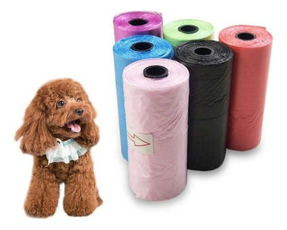 Bolsa Ecologica Desecho De Mascotas 6 Rollos De 15 Bolsas Cu - Mi tienda 