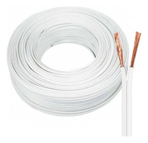 Cable Paralelo 2x20 300v Awg Blanco 10mt Sec