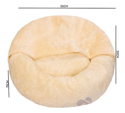 cama cálida cómoda con manta para mascotas medianas - Mi tienda 