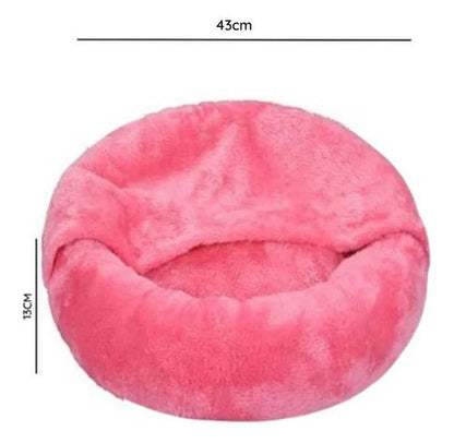 cama cálida y cómoda con manta para mascotas pequeñas - Mi tienda 